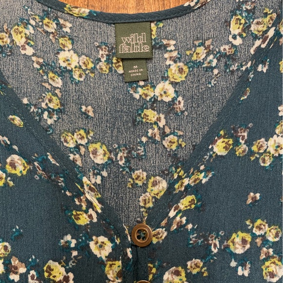 Wild Fable green, floral dress. - Picture 3 of 4